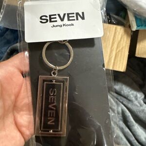 💜 BTS Jung Kook SEVEN Official Keyring | HYBE Merch (NWT)